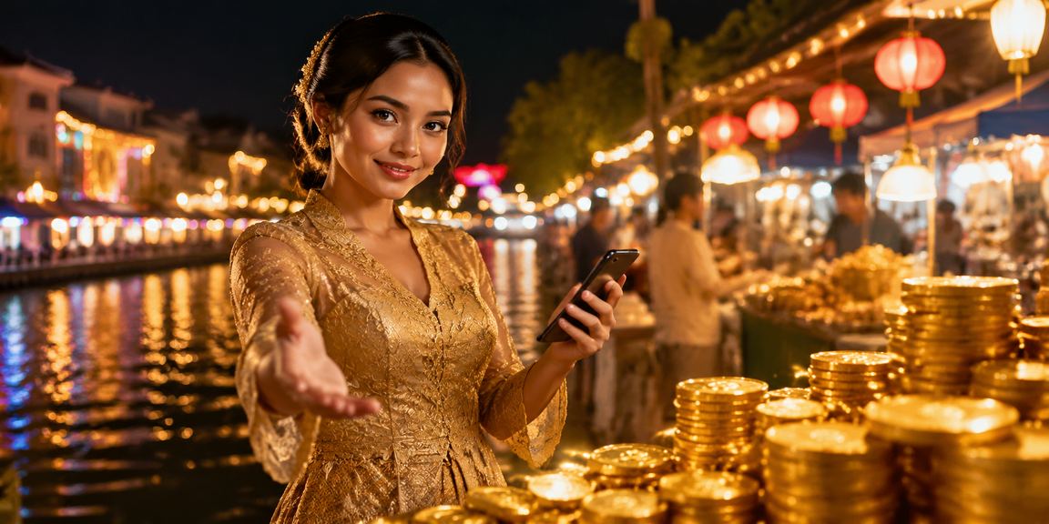 Pengguna dari Melaka membuat deposit selamat melalui platform 1440 berbaju kebaya